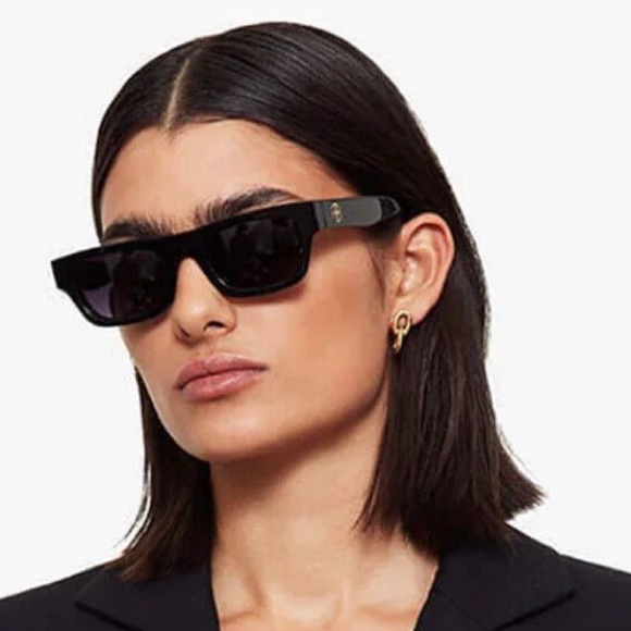 NWT Anine Bing Otis Sunglasses in Black - Picture 1 of 5